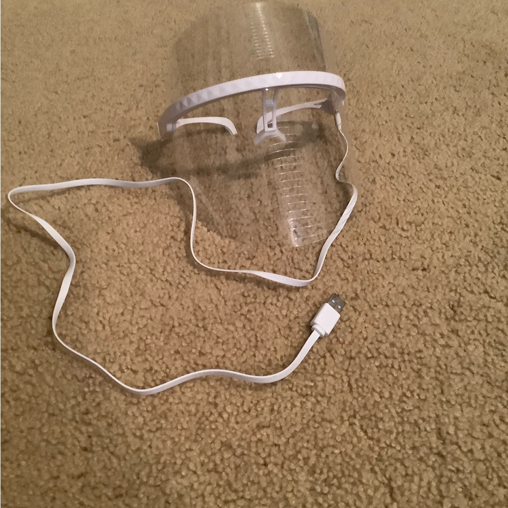 Clear Face Shield with USB Cable